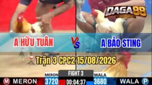 Trận 3 CPC2 Ngày 12/08/2026 trên DAGA88
